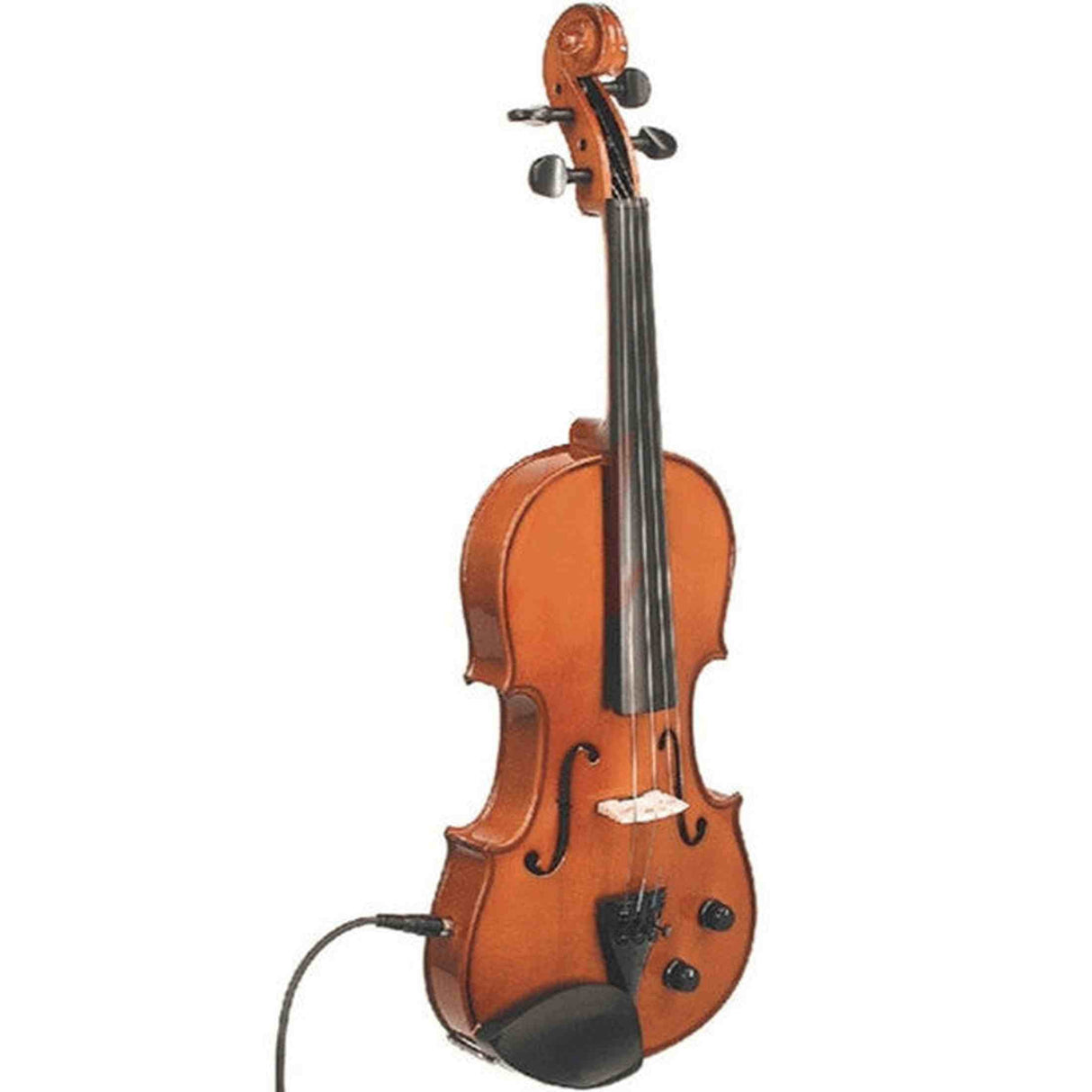 Stentor SR1515A electric violin set 4/4 Student II – solid wood, Artec pickup, incl. bow and luxury case