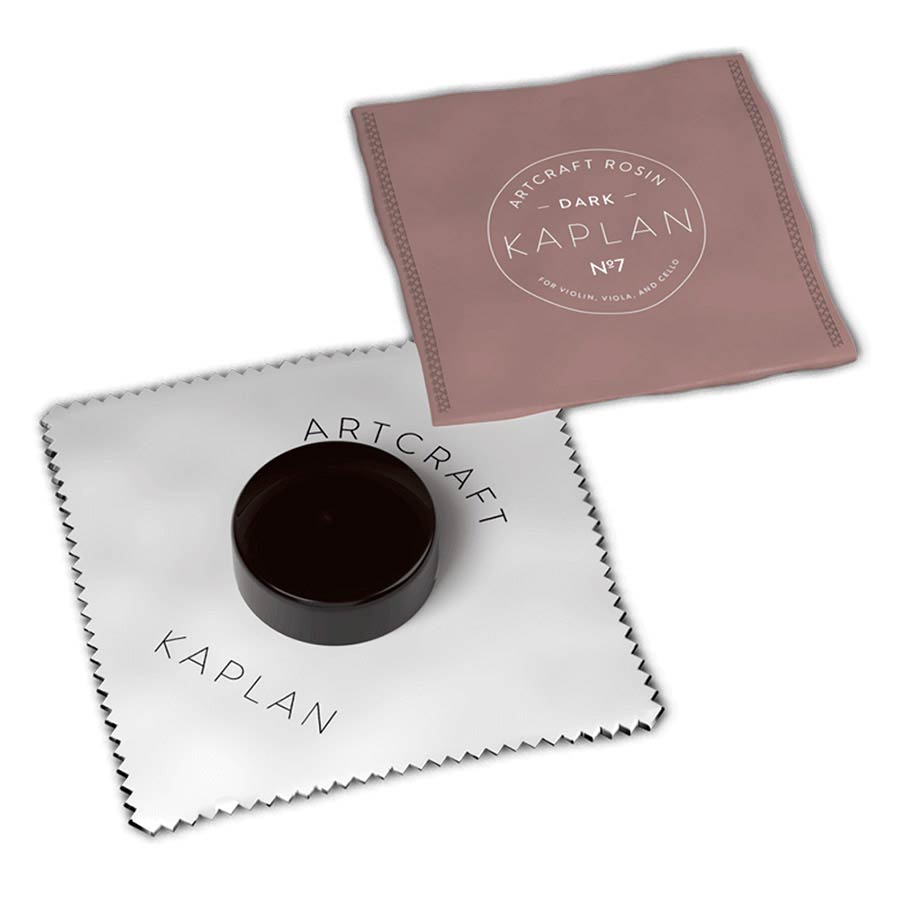 D'Addario KA-CR7 rosin for violin, dark, round in cloth