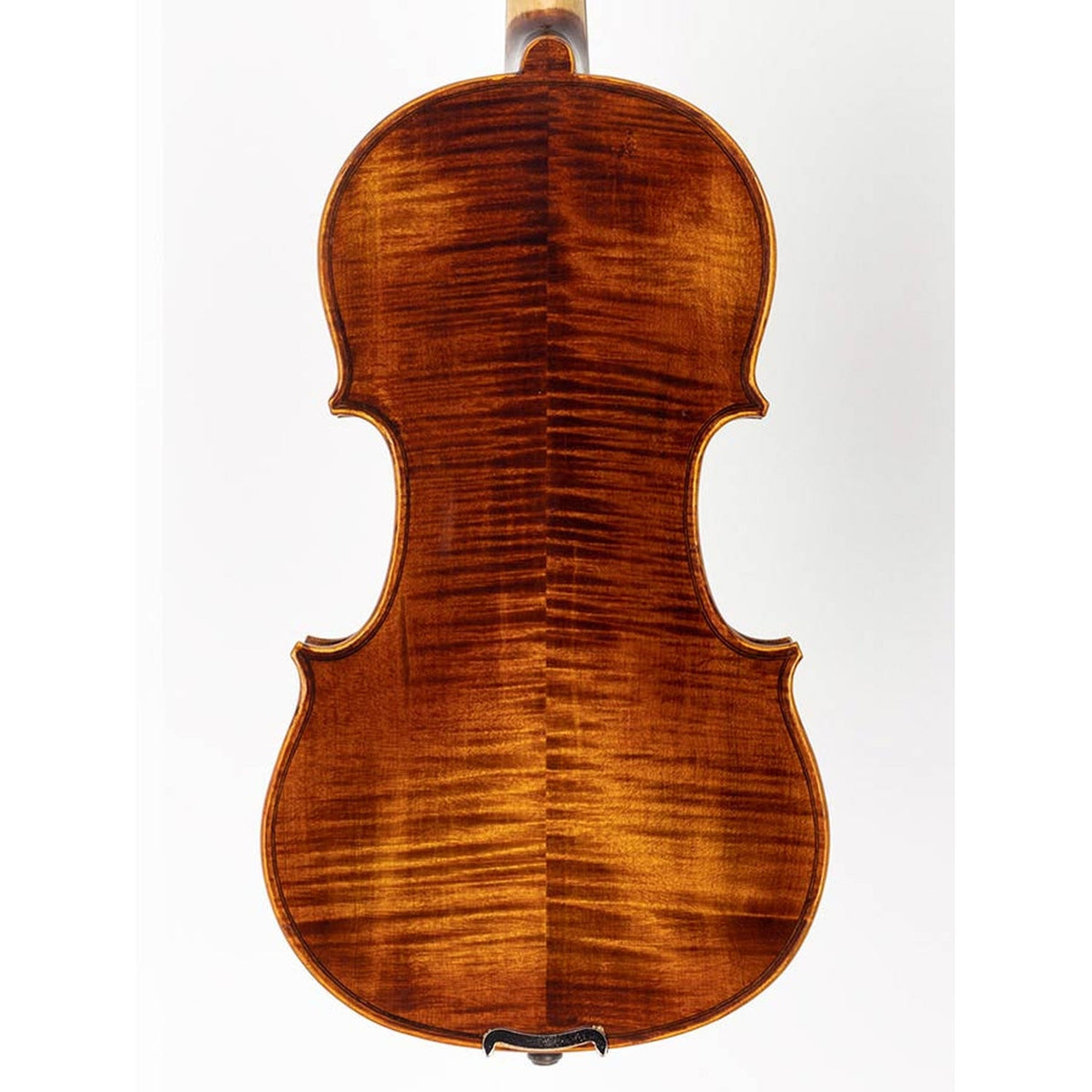 Leonardo LV-5012 viool set 1/2, massief, ebbenhouten fittings, zeer gevlamd esdoorn, incl. luxe koffer en strijksto