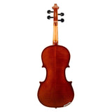 Leonardo LV-2014 viool set 1/4, massief, ebbenhouten fittings, Europees gevlamd esdoorn, incl. koffer en strijkstok