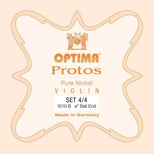 Optima 1010-44 string set for violin 4/4, steel/chromesteel